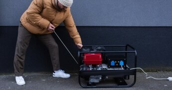 Don't be left in the dark during a storm. Consider getting a generator.